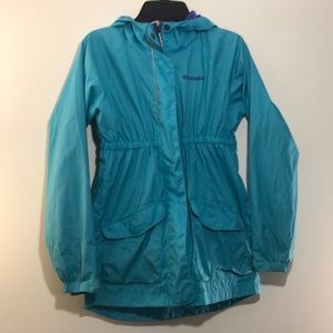 Girls Columbia Rain Jacket